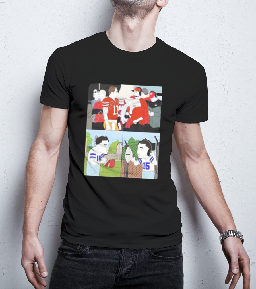 Rita Oak Ko-fi Day 27 Randall Trey Football Strategy And Training Moments T-Shirt