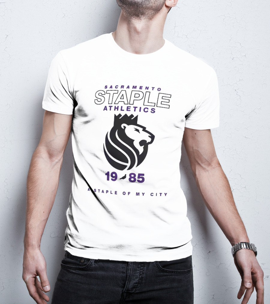 Sacramento Kings NBA X Staple Athletics 1985 A Staple Of My City T-Shirt