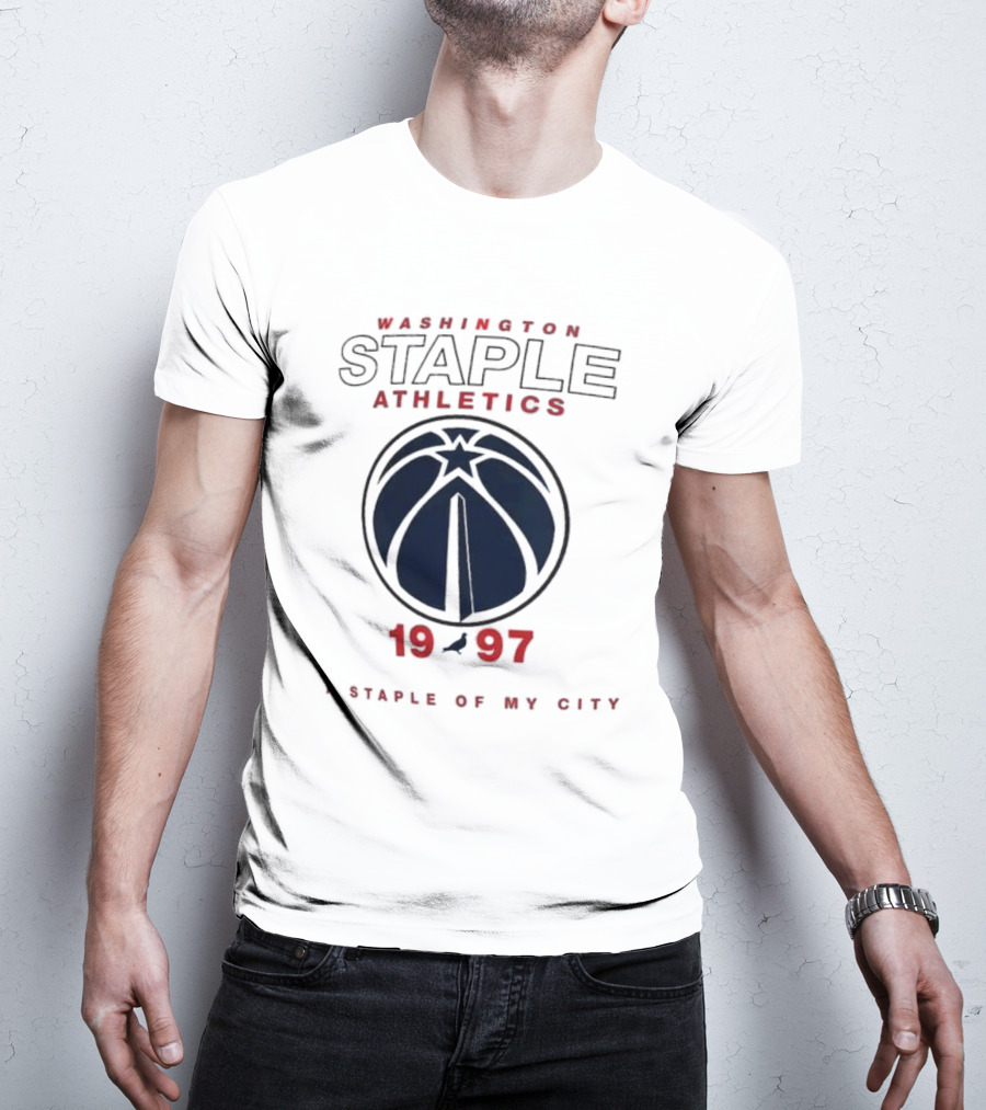 Washington Staple Athletics 1997 A Staple Of My City T-Shirt