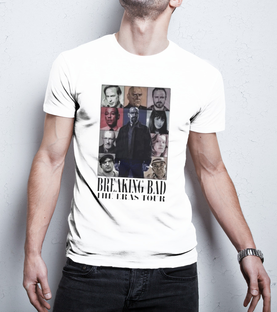 Breaking Bad The Eras Tour Characters Collage T-Shirt