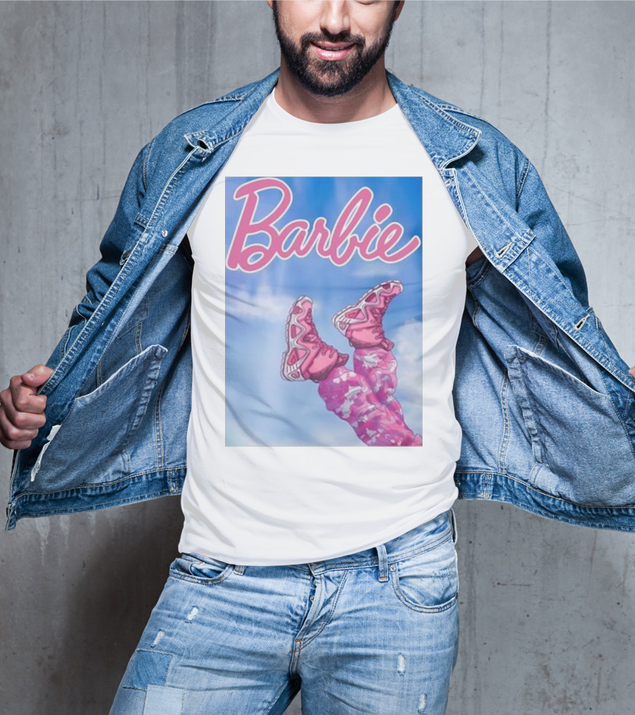 Nafo Trinzu Blgr Lowa Barbie Pink Shoes Sky Background T-Shirt