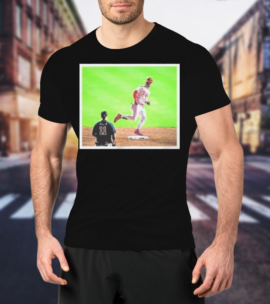 Section 419 Harper Stares Down Arcia Baseball Moment T-Shirt