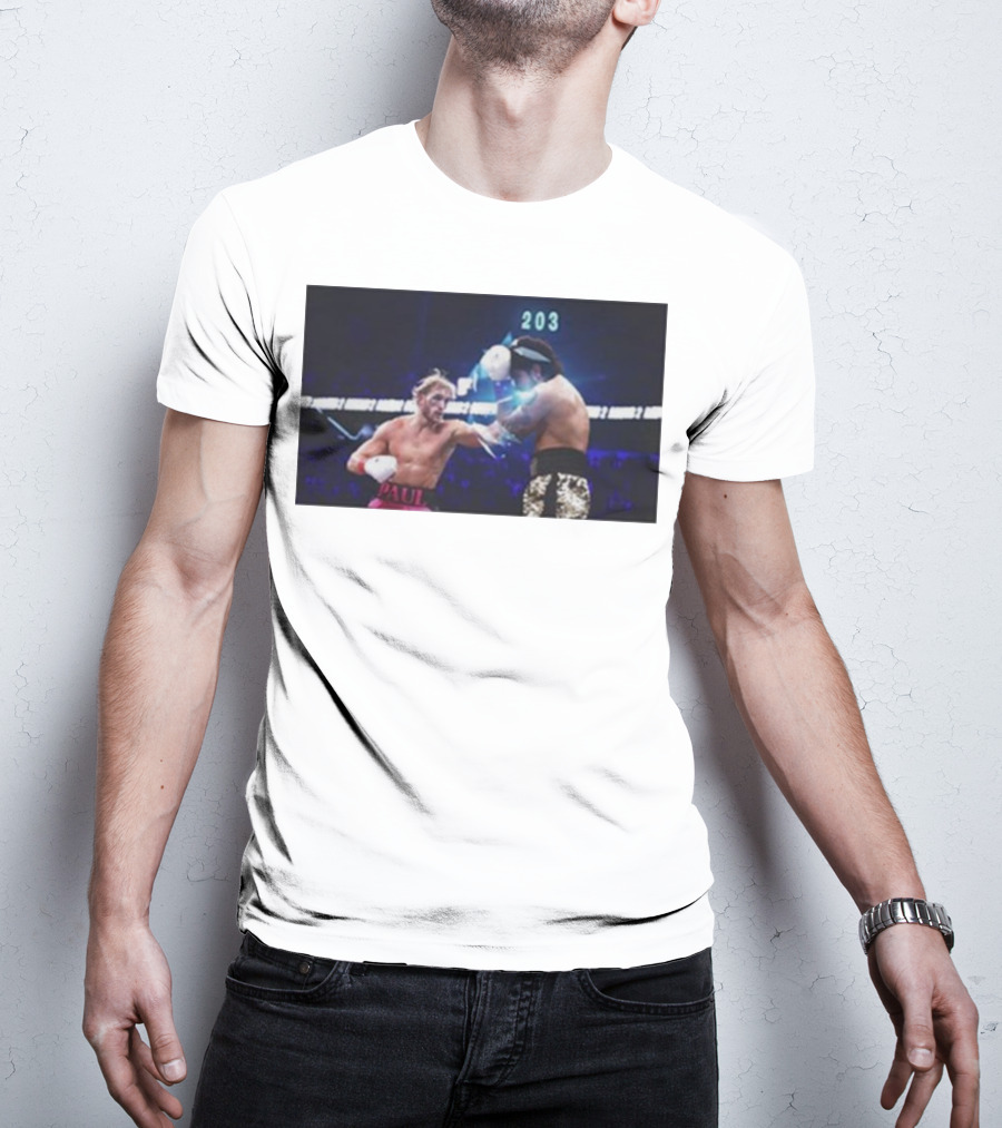 Logan Paul X Dillon Danis 203 Boxing Match Dynamic Action T-Shirt