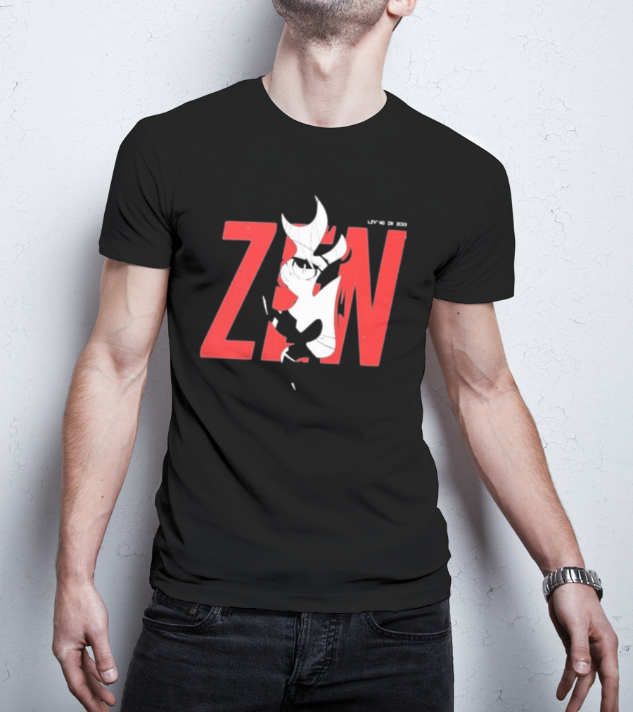 Vshojo Merch Zen Legacy Aesthetics With Zen Character Elements T-Shirt