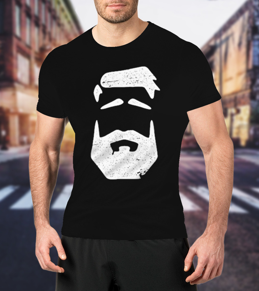 Better Man Beard Textured Face T-Shirt