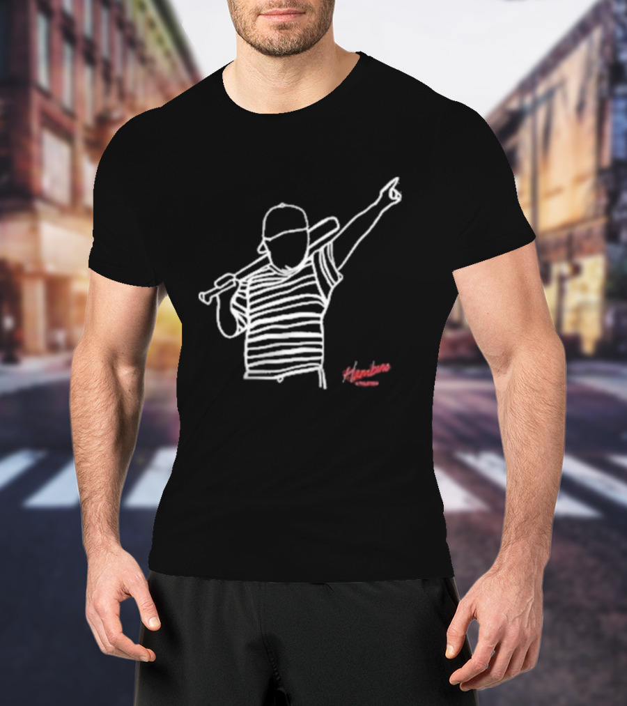Hambino Athletics Bambino Baseball Outline Iconic Figure T-Shirt