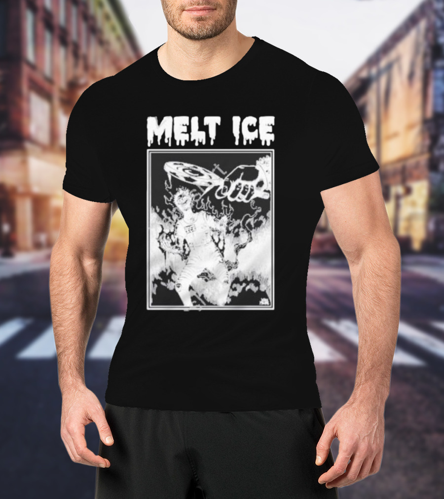 Melt Ice Punkwithacamera Fiery Record Flame T-Shirt