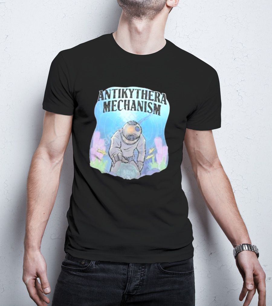 Antikythera Mechanism Diver Exploring Underwater Mystery T-Shirt