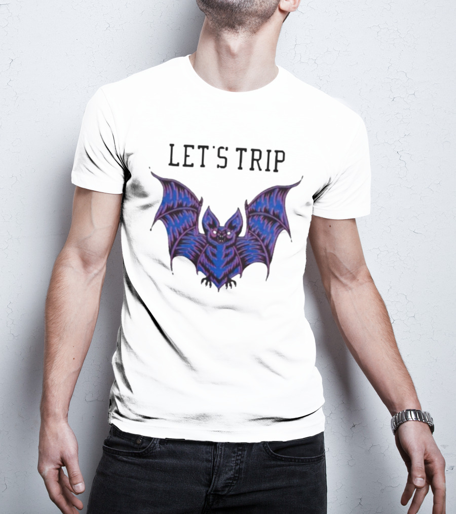 Let's Trip Bat Nocolas 02 Purple Bat T-Shirt