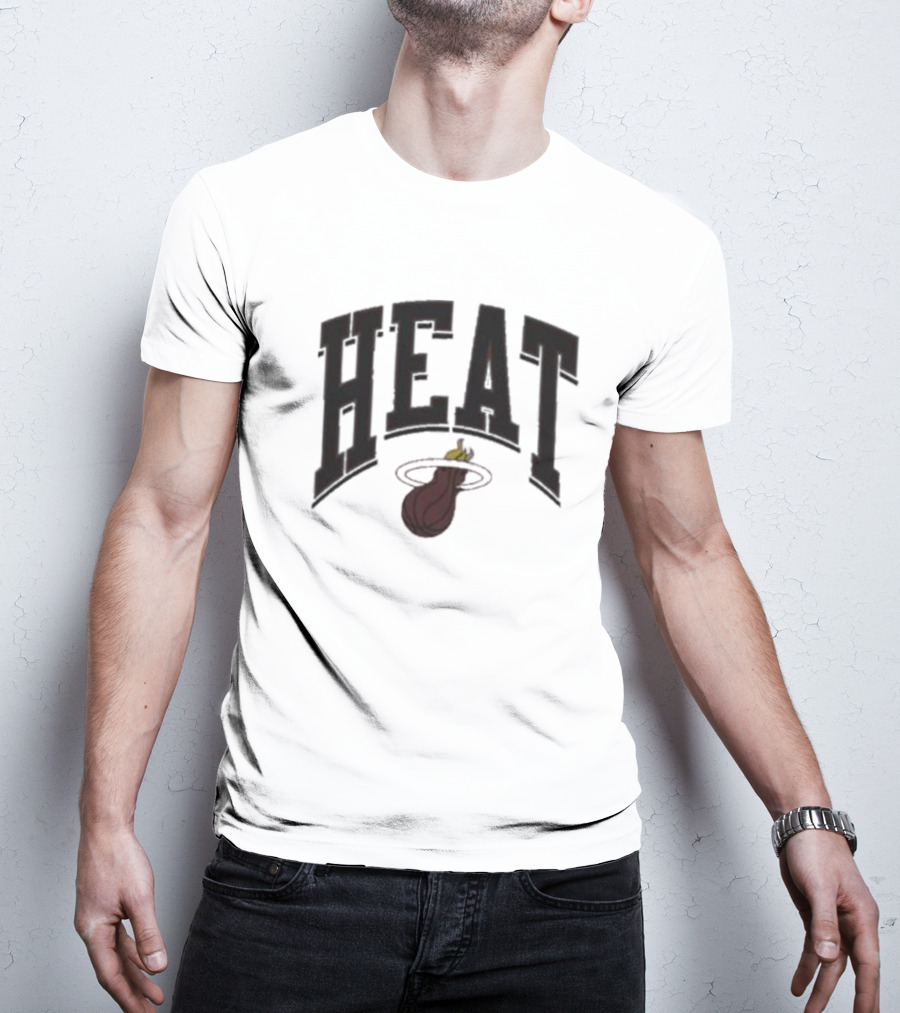 Miami Heat Walk Tall Iconic Basketball Flame Connection T-Shirt