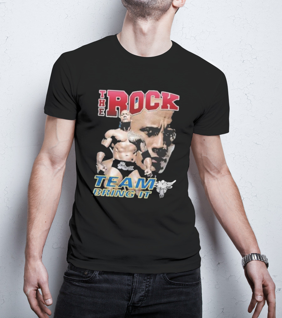 The Rock Team Bring It Bull T-Shirt