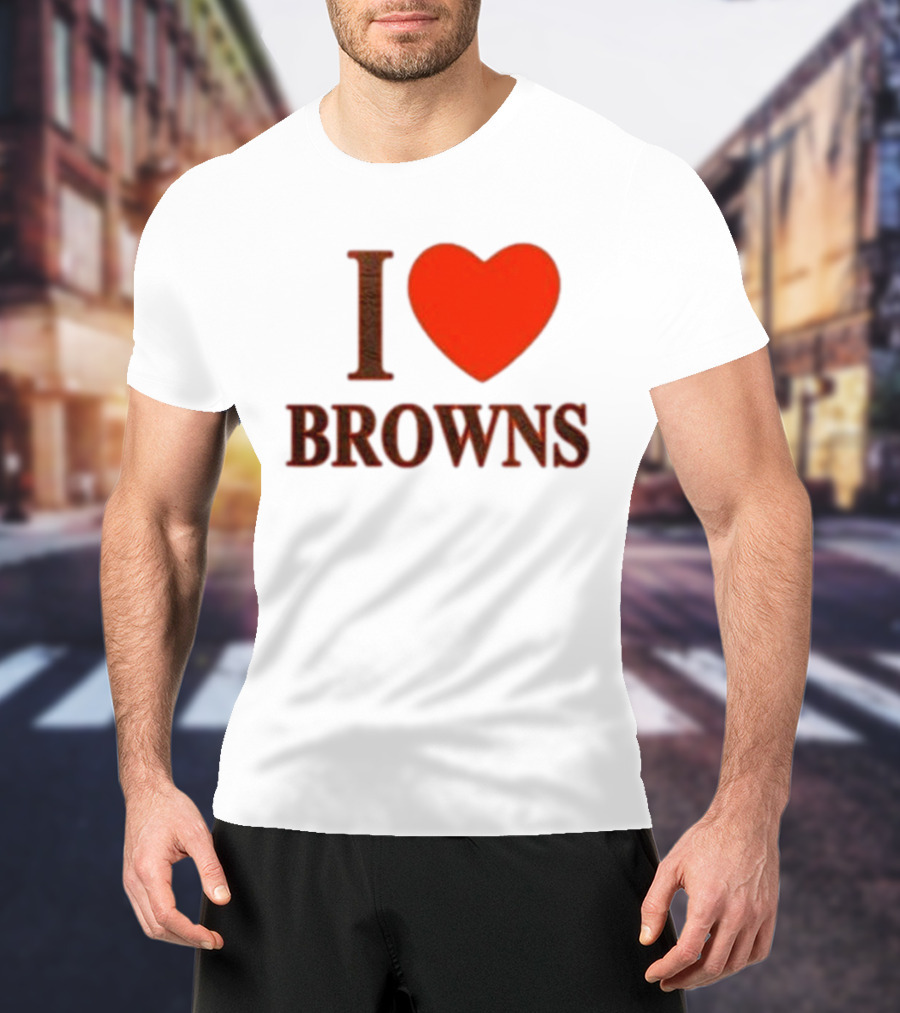 I Heart Browns T-Shirt