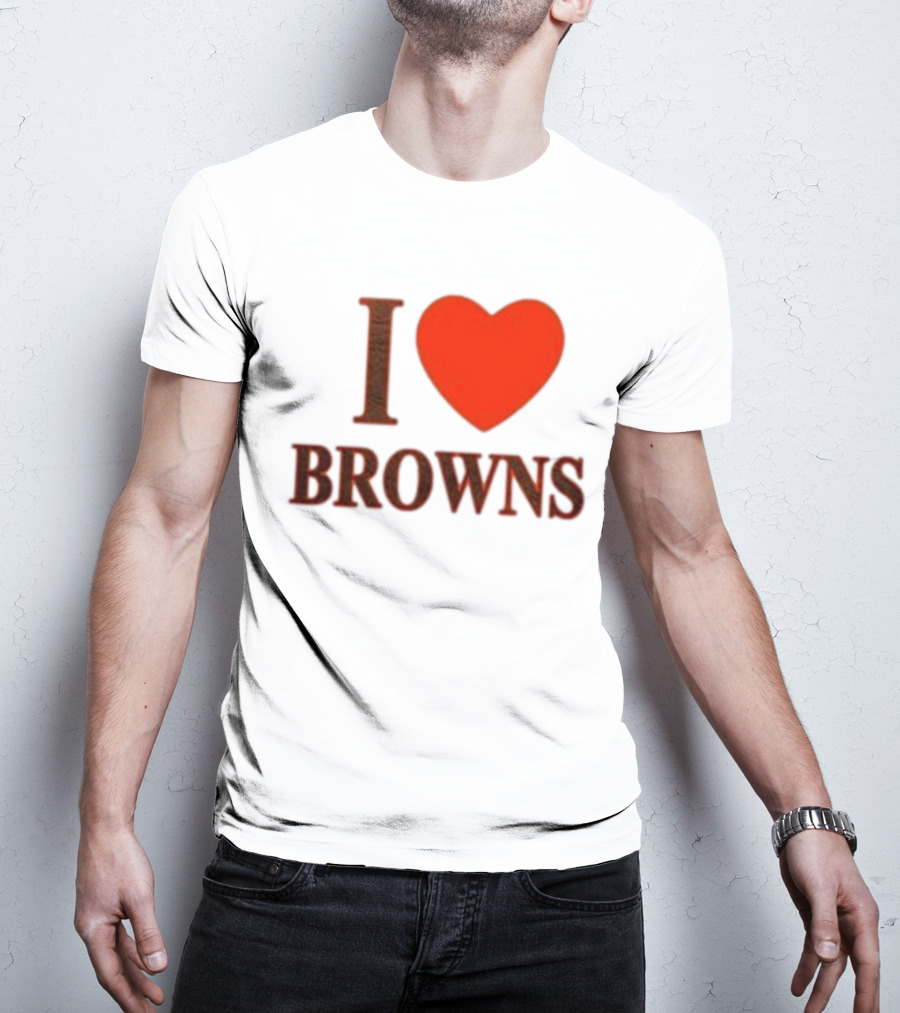I Heart Browns T-Shirt