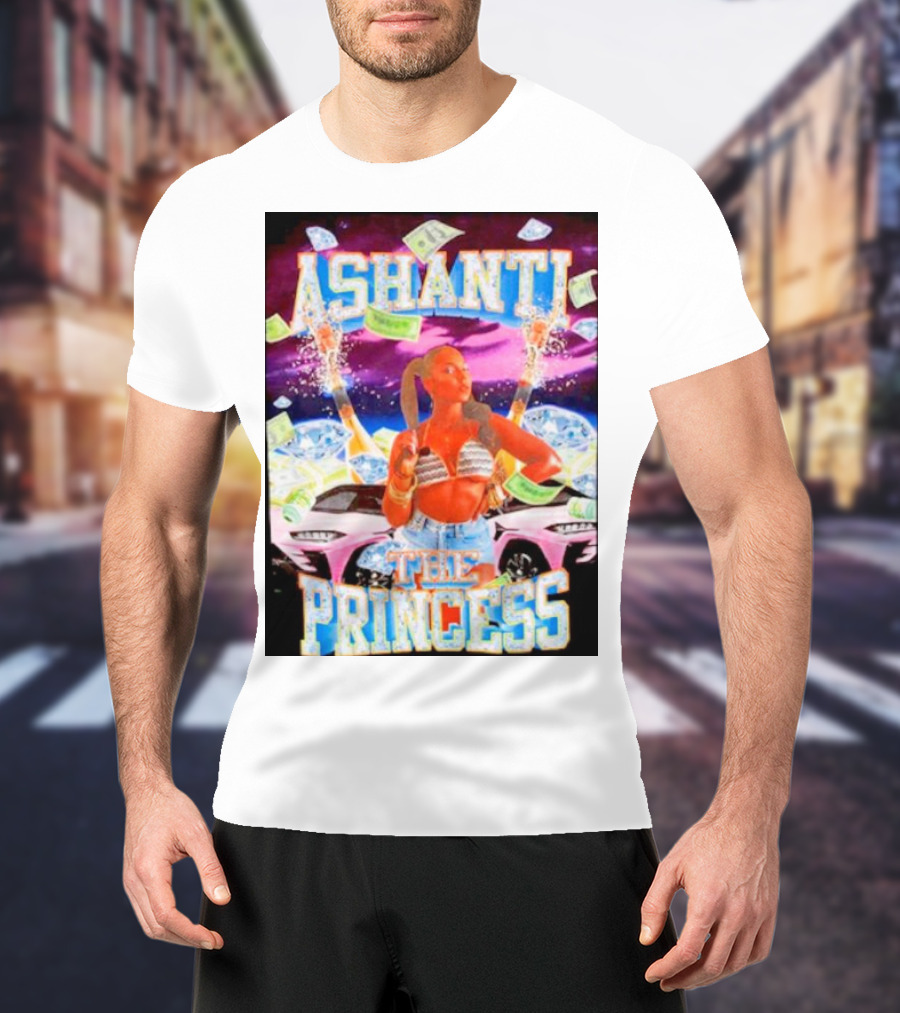 ASHANTI THE PRINCESS MONEY CARS AND SPARKLES T-Shirt
