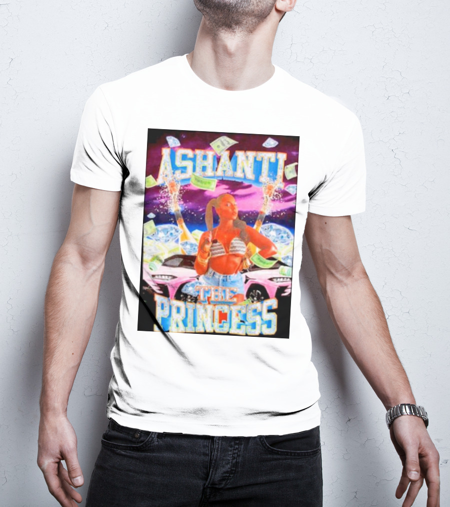 ASHANTI THE PRINCESS MONEY CARS AND SPARKLES T-Shirt