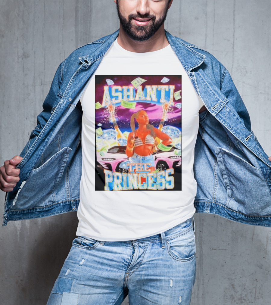 ASHANTI THE PRINCESS MONEY CARS AND SPARKLES T-Shirt