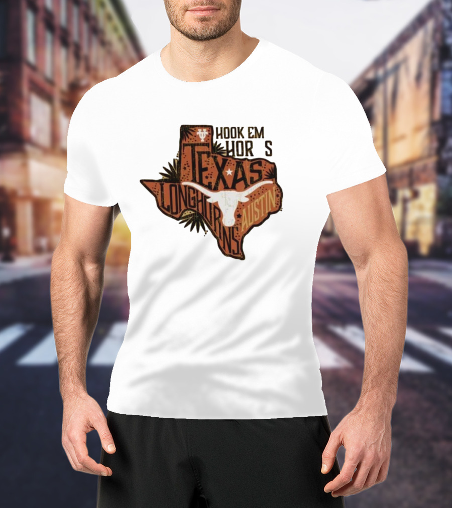 Texas Longhorns Hook 'Em Austin Comfort Wash Local T-Shirt