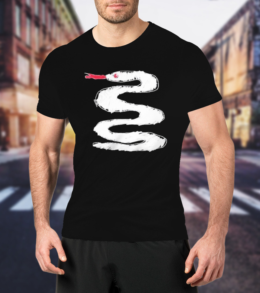 Allen Thomas For All The Snakes White Coil T-Shirt