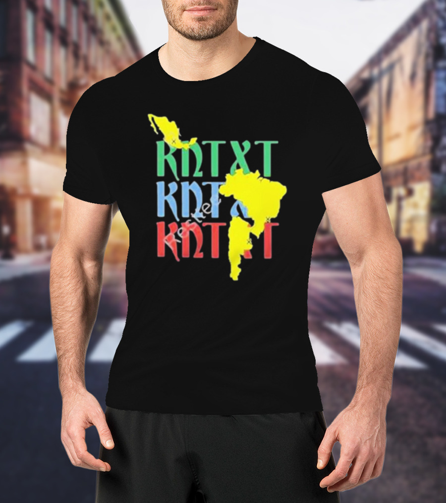 KNTXT Latin America Tour Map T-Shirt