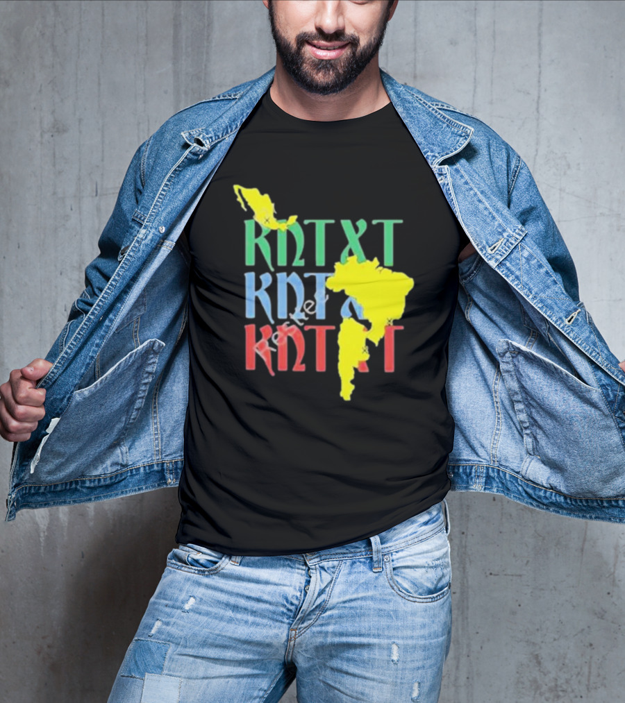 KNTXT Latin America Tour Map T-Shirt