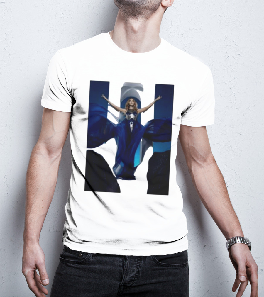 Kylie Minogue Aphrodite Blue Gown Iconic Pose T-Shirt