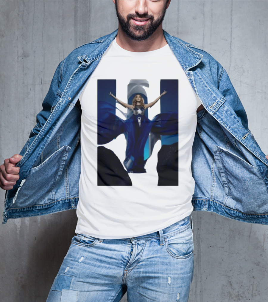 Kylie Minogue Aphrodite Blue Gown Iconic Pose T-Shirt