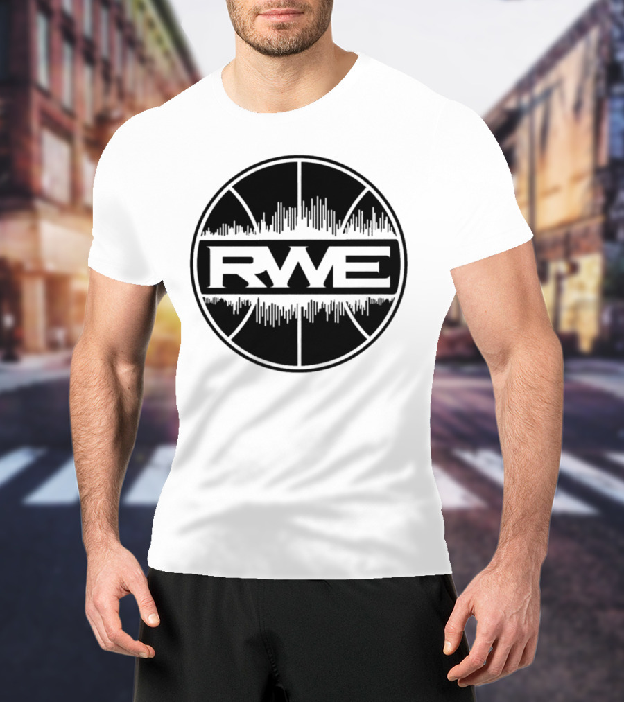 Over Time RWE Soundwave Basketball Circle T-Shirt