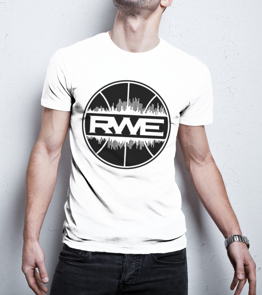 Over Time RWE Soundwave Basketball Circle T-Shirt