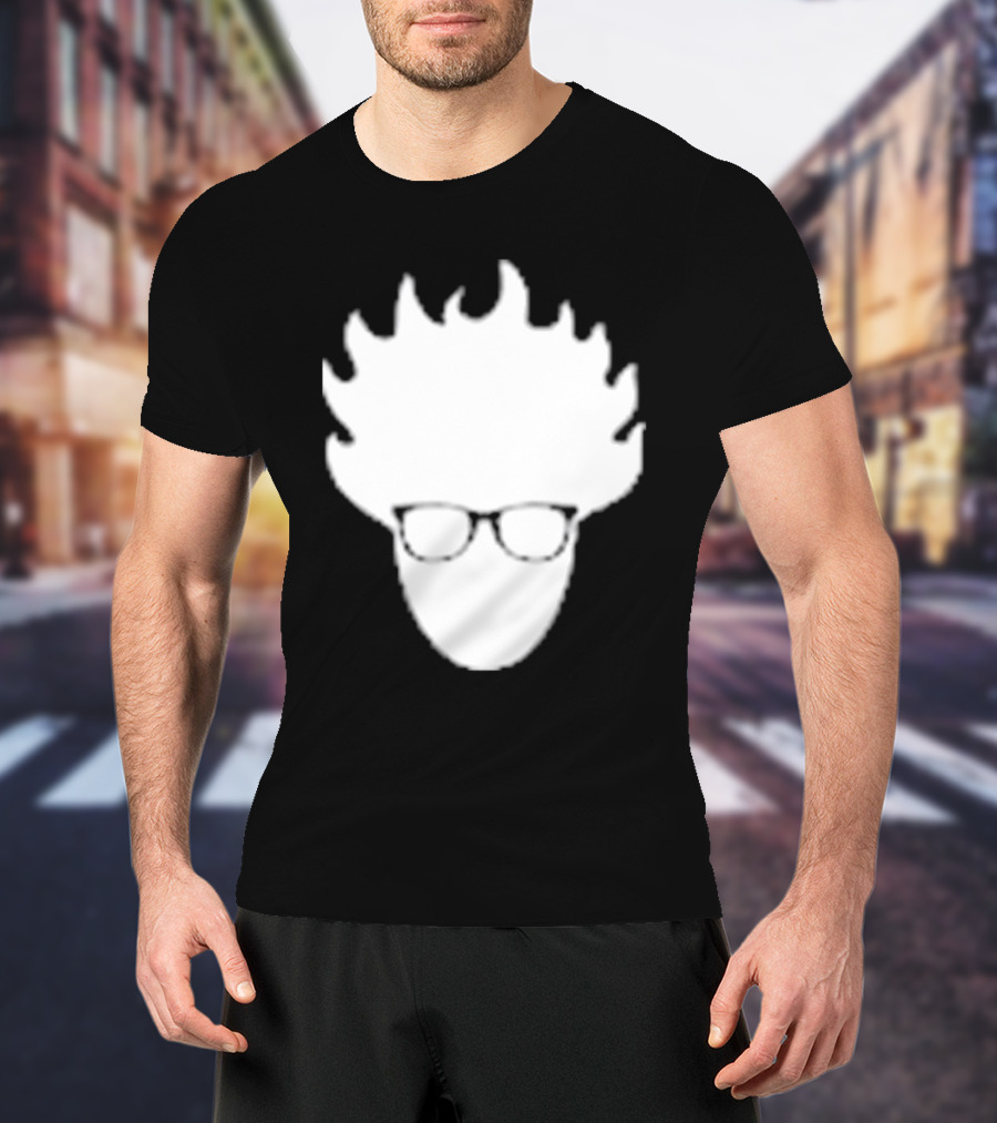 Viva Fro Iconic Glasses Silhouette Left Chest T-Shirt