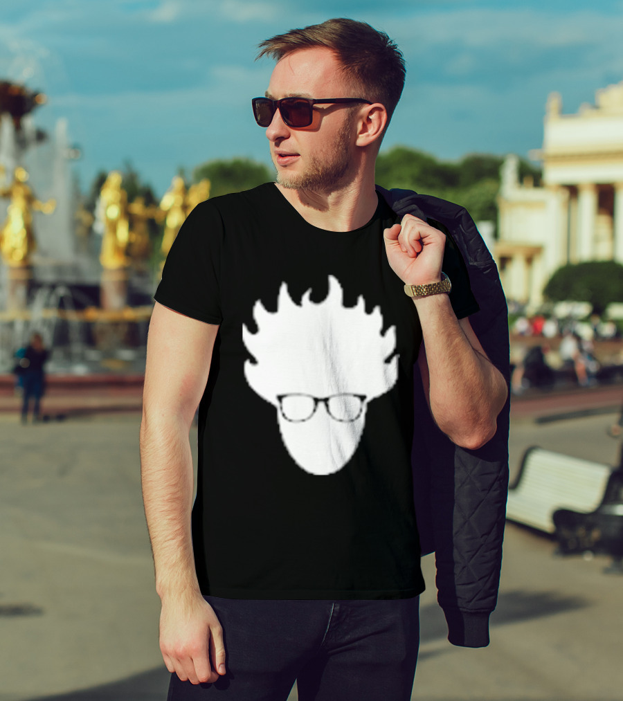 Viva Fro Iconic Glasses Silhouette Left Chest T-Shirt