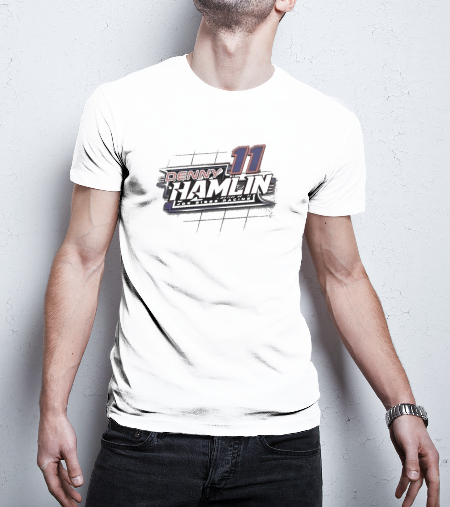 Denny Hamlin 11 Joe Gibbs Racing 2024 Team Collection T-Shirt
