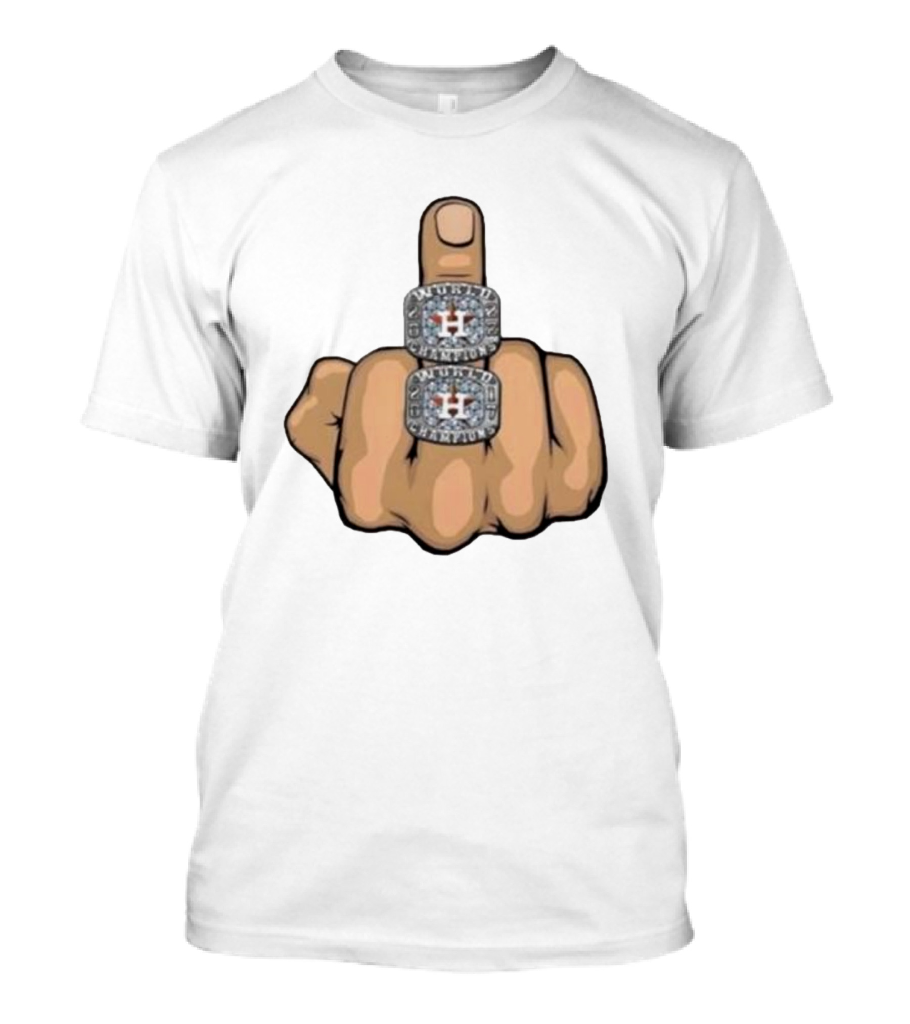 Houston Astros World Champions Rings Gesture T-Shirt