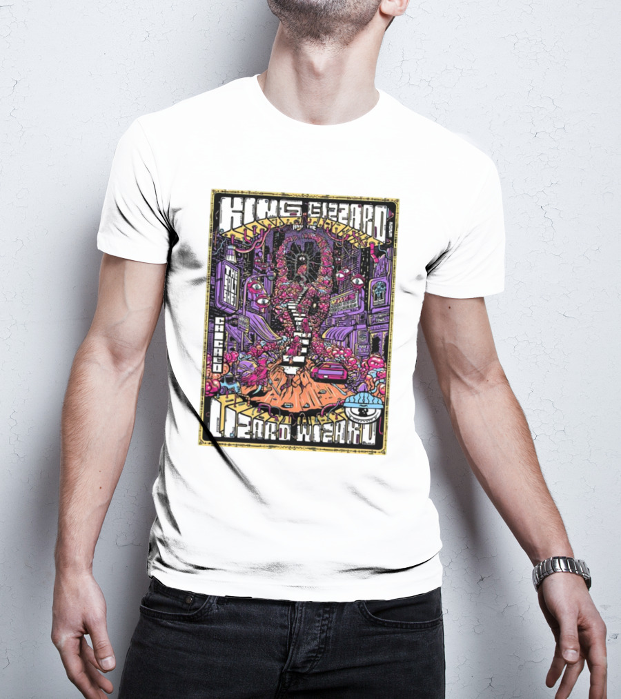 King Gizzard And The Lizard Wizard Chicago The Salt Shed T-Shirt