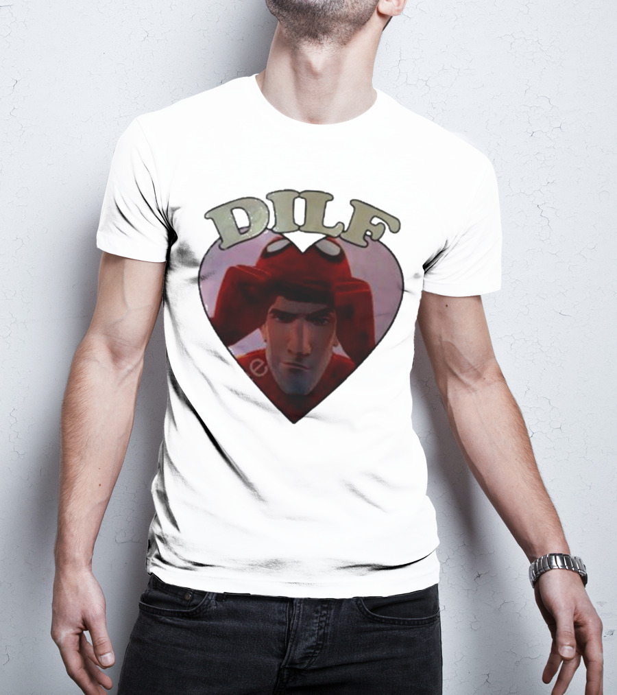 DILF Peter Mustardyardpress Merch Spider Cap Heart T-Shirt