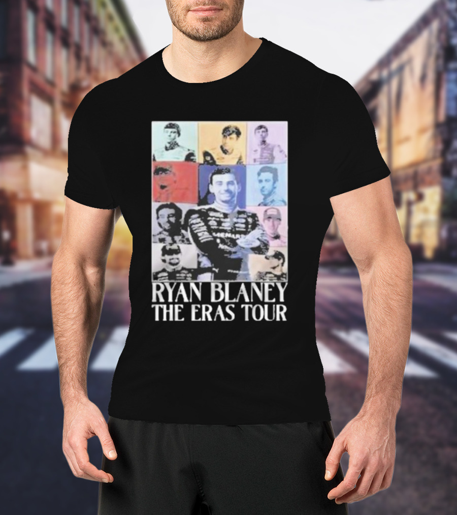 Ryan Blaney The Eras Tour Racing Collage T-Shirt