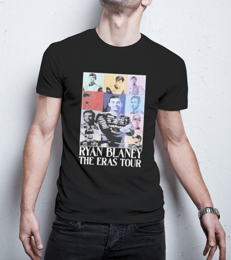Ryan Blaney The Eras Tour Racing Collage T-Shirt