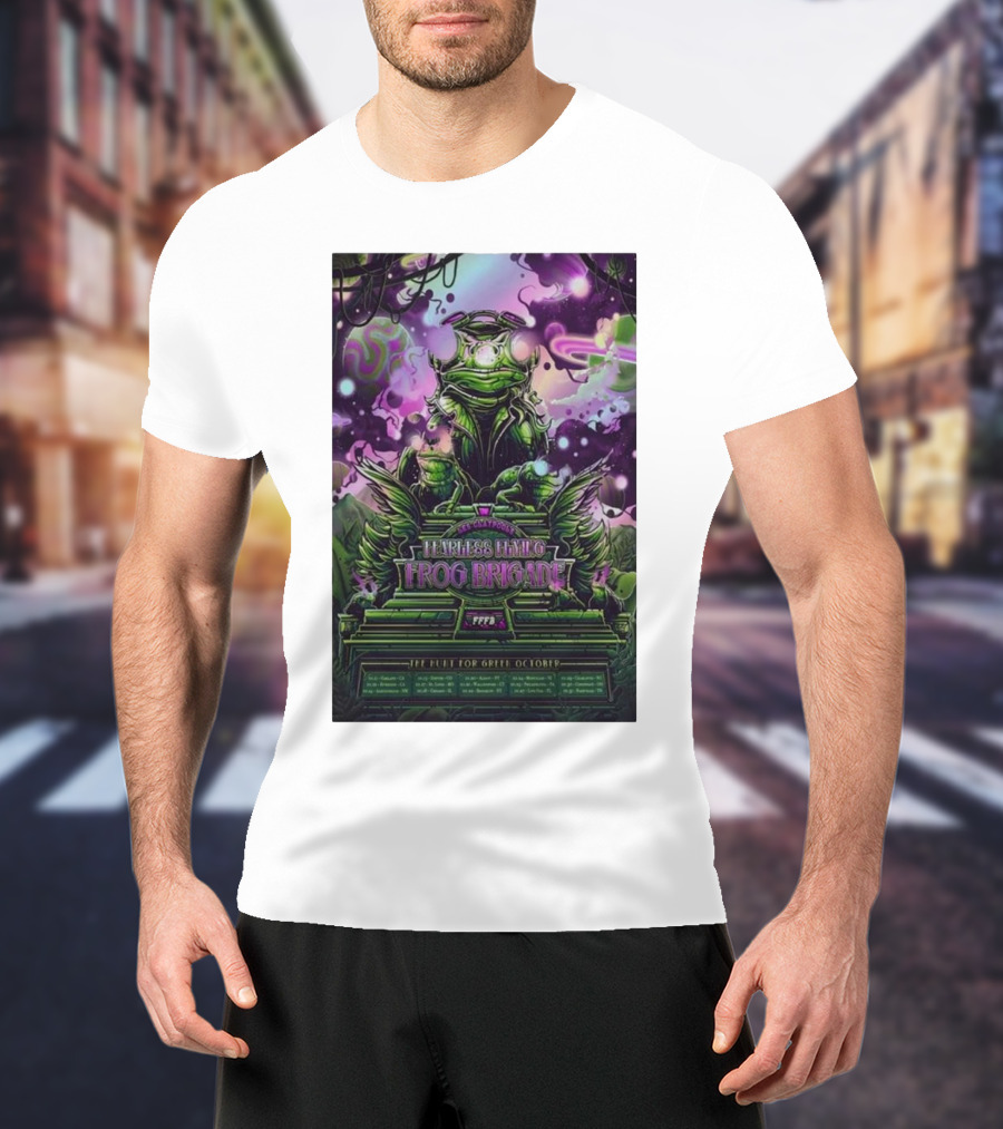 Les Claypool Fearless Flying Frog Brigade The Hunt For Green October T-Shirt