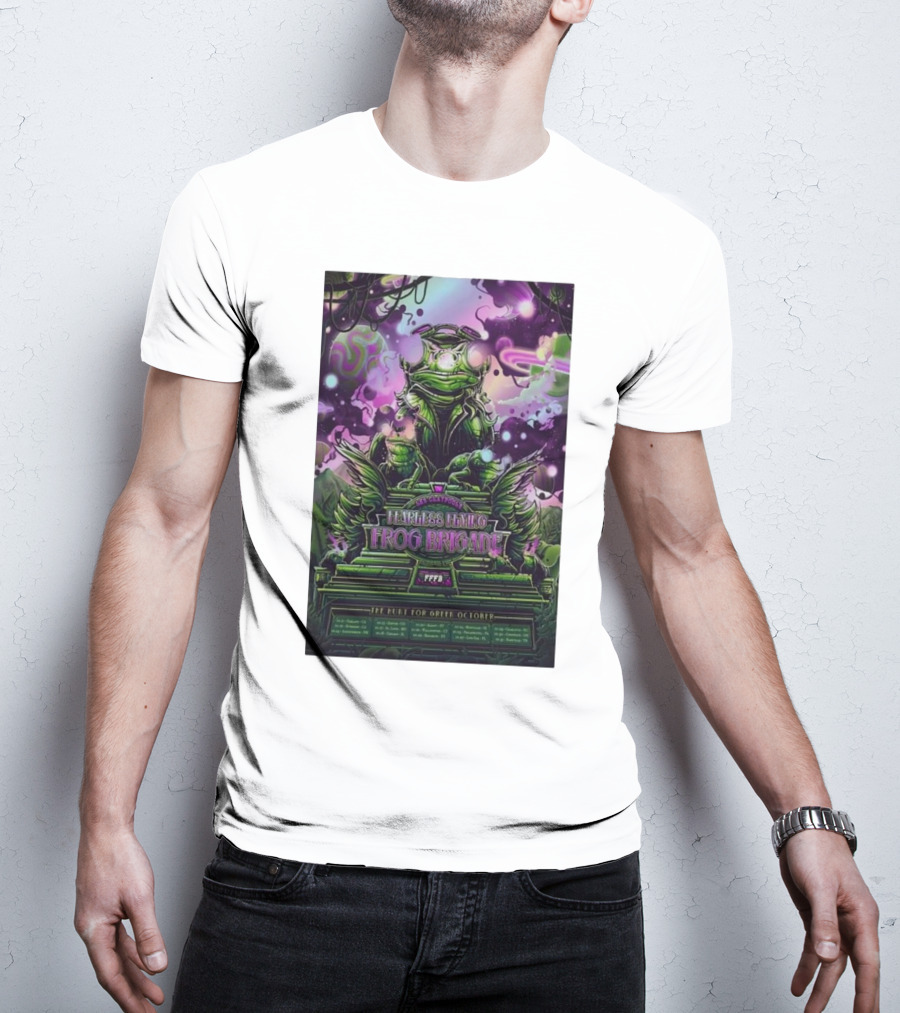 Les Claypool Fearless Flying Frog Brigade The Hunt For Green October T-Shirt