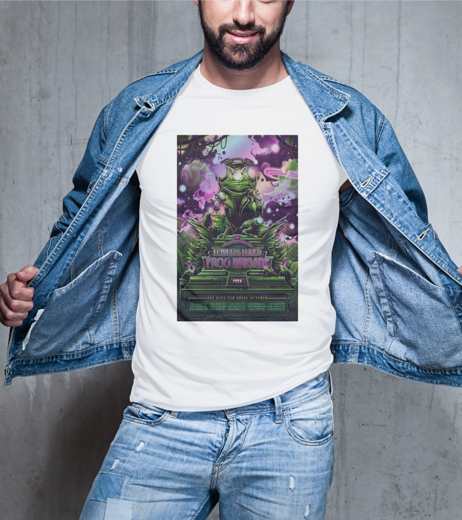 Les Claypool Fearless Flying Frog Brigade The Hunt For Green October T-Shirt