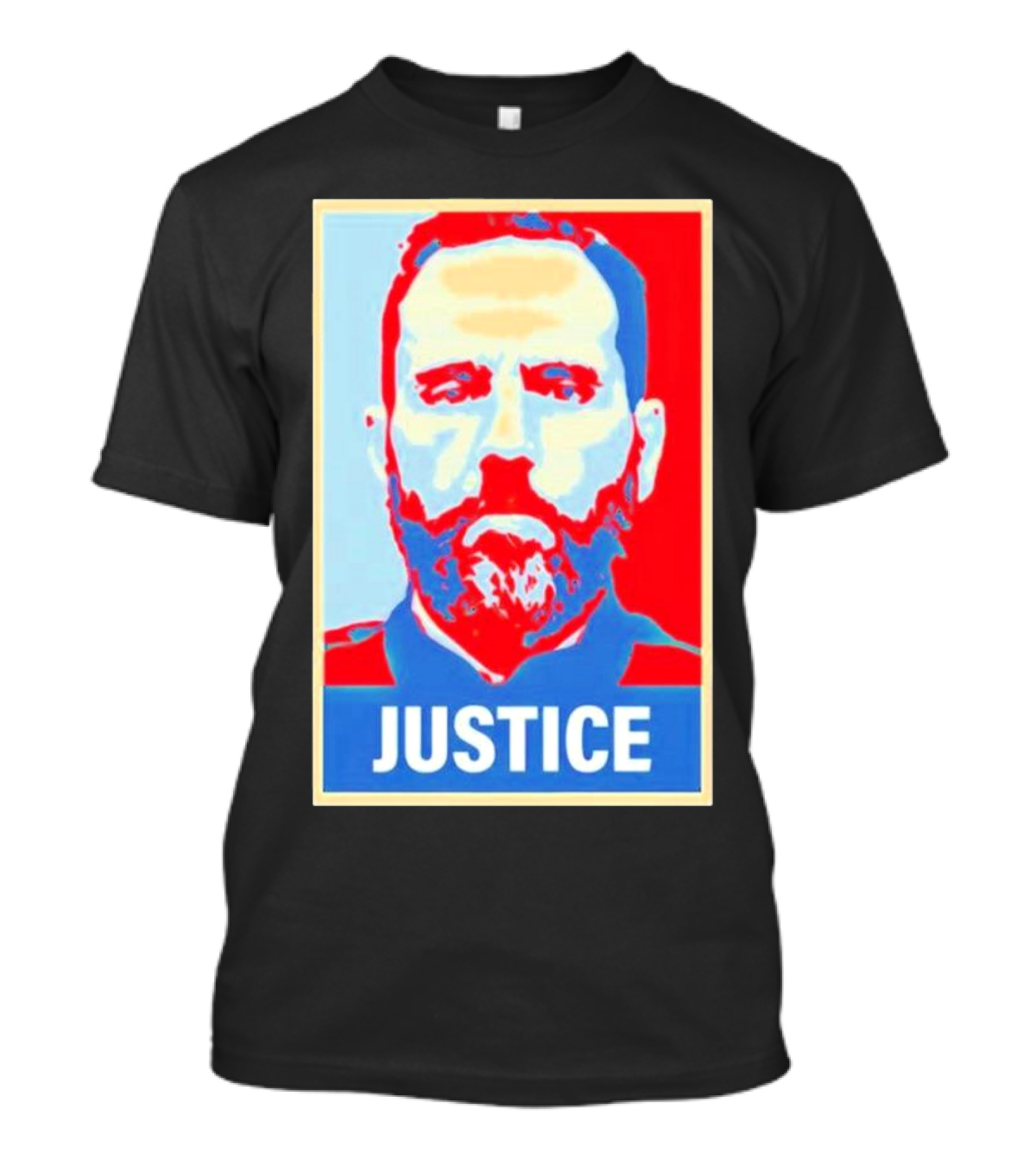 Justice Jack Smith Iconic Red And Blue T-Shirt