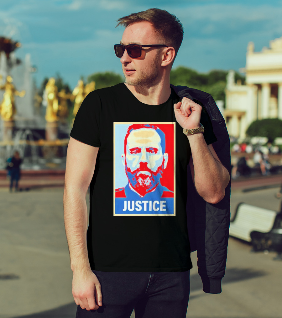 Justice Jack Smith Iconic Red And Blue T-Shirt