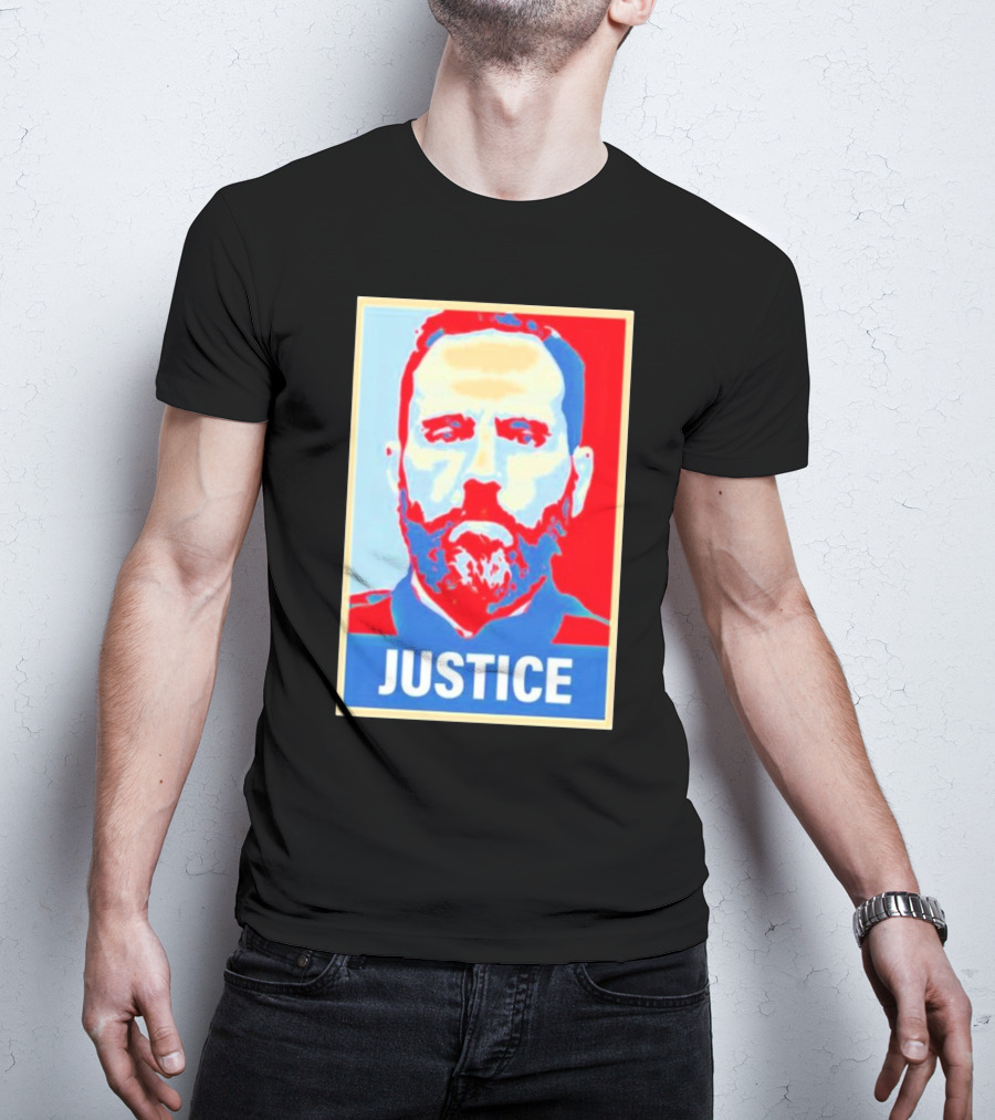 Justice Jack Smith Iconic Red And Blue T-Shirt