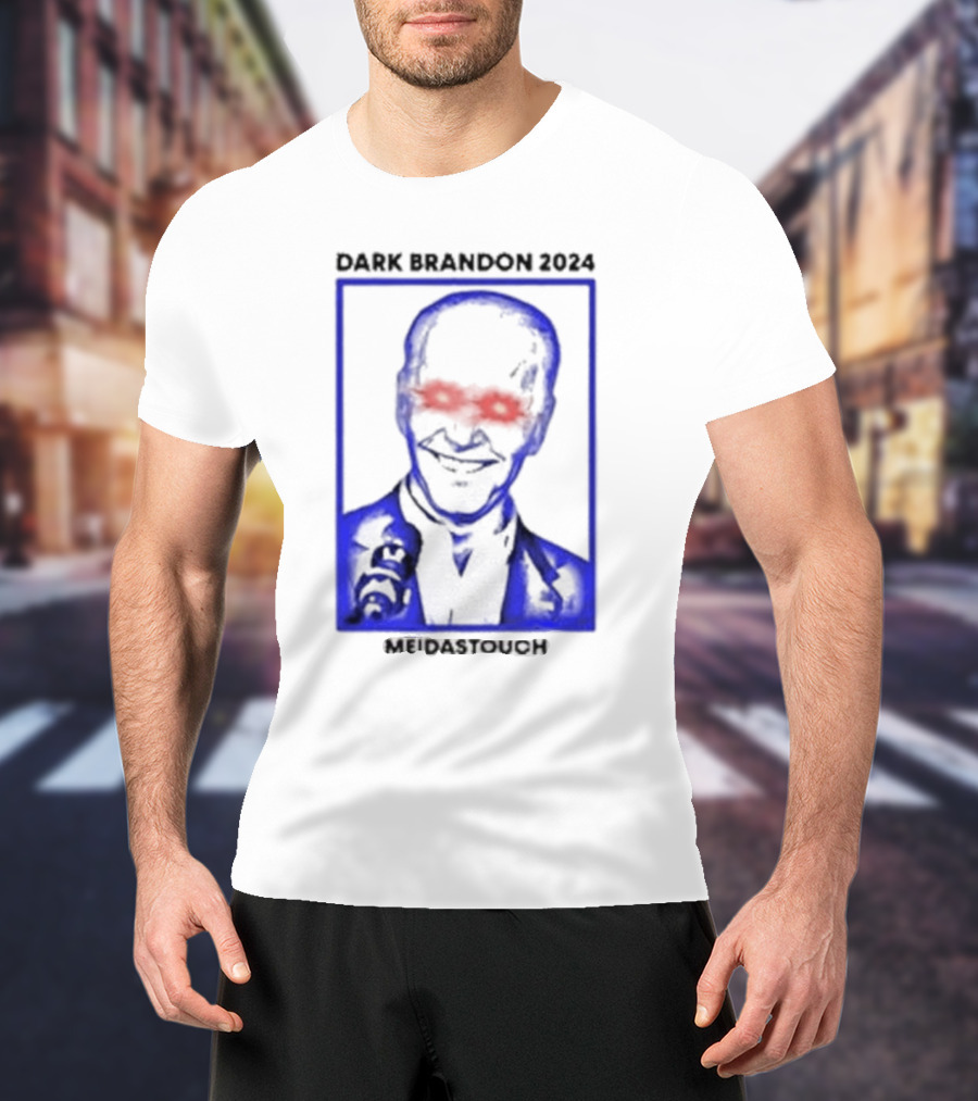 Dark Brandon 2024 Meidastouch Neon Red Eyes T-Shirt