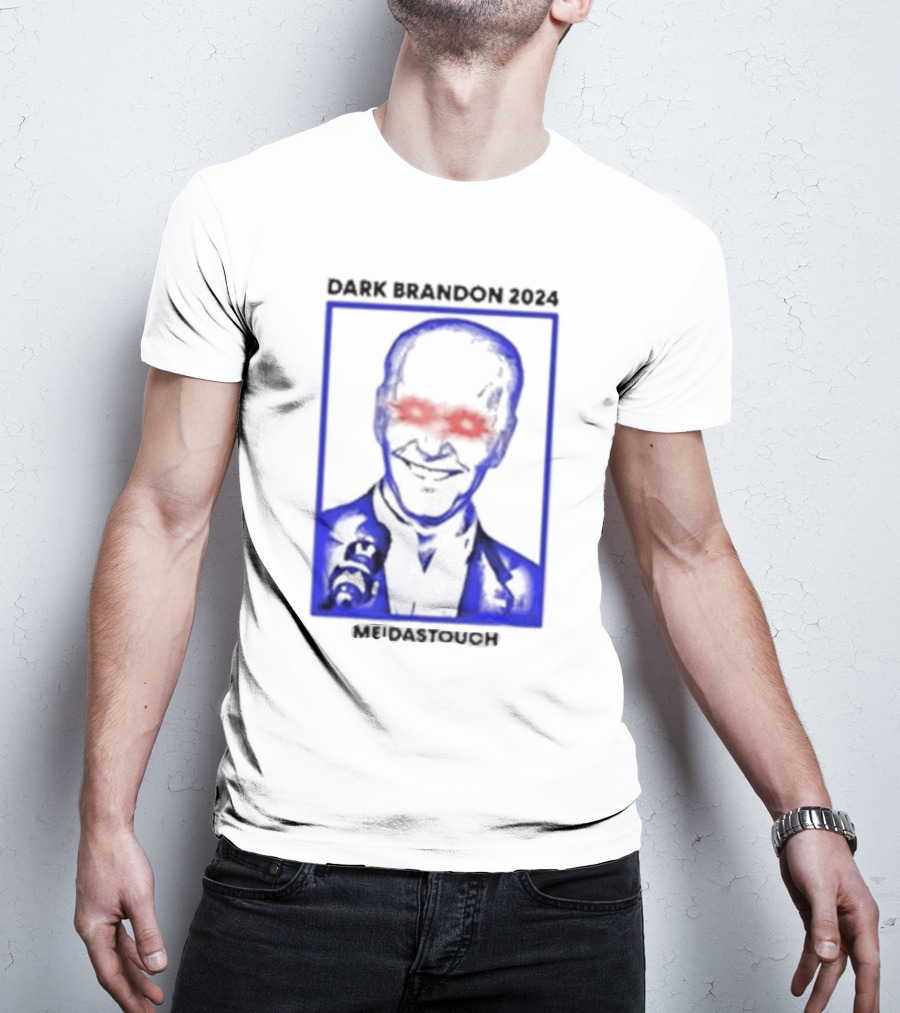 Dark Brandon 2024 Meidastouch Neon Red Eyes T-Shirt