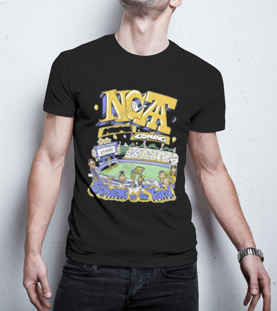 Frko X NC A&t Homecoming Scholars On The Yard Stadium Cartoon T-Shirt