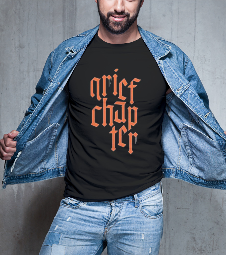 Grief Chapter Gothic Drip Text T-Shirt