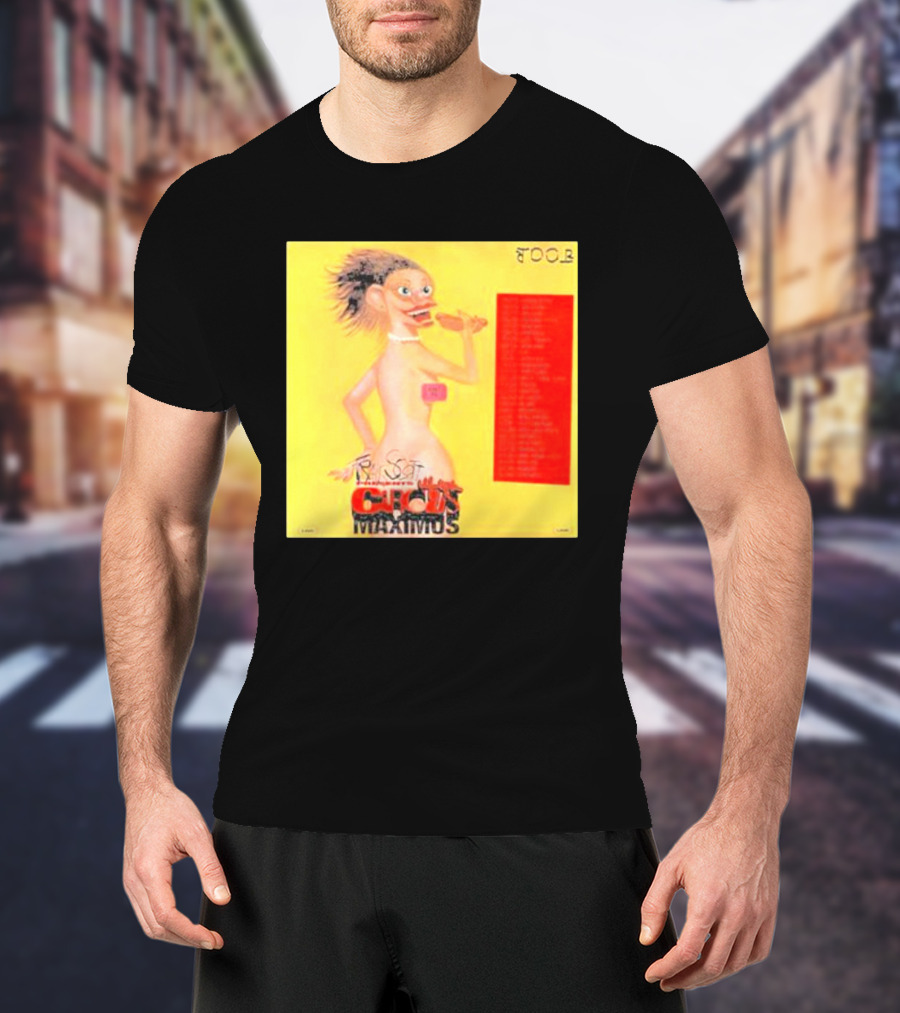 Travis Scott Circus Maximus Tour Artwork Character With Bold Letters And Tour Dates T-Shirt
