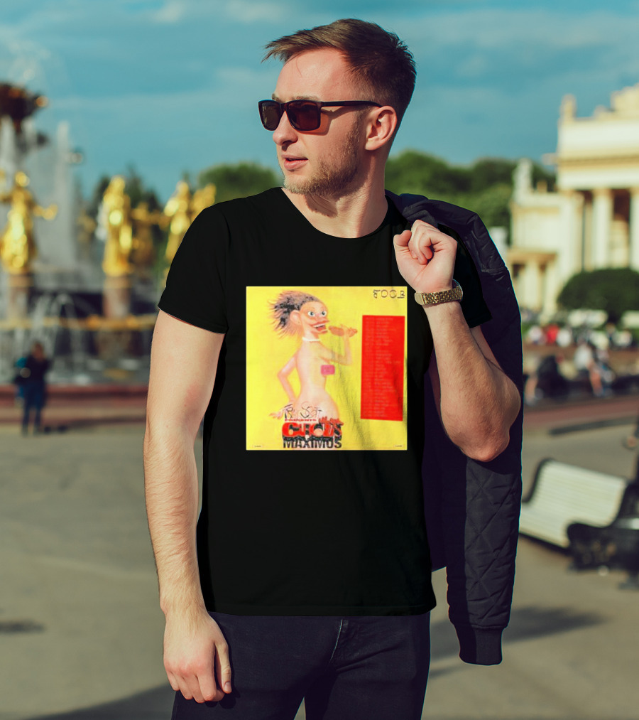 Travis Scott Circus Maximus Tour Artwork Character With Bold Letters And Tour Dates T-Shirt