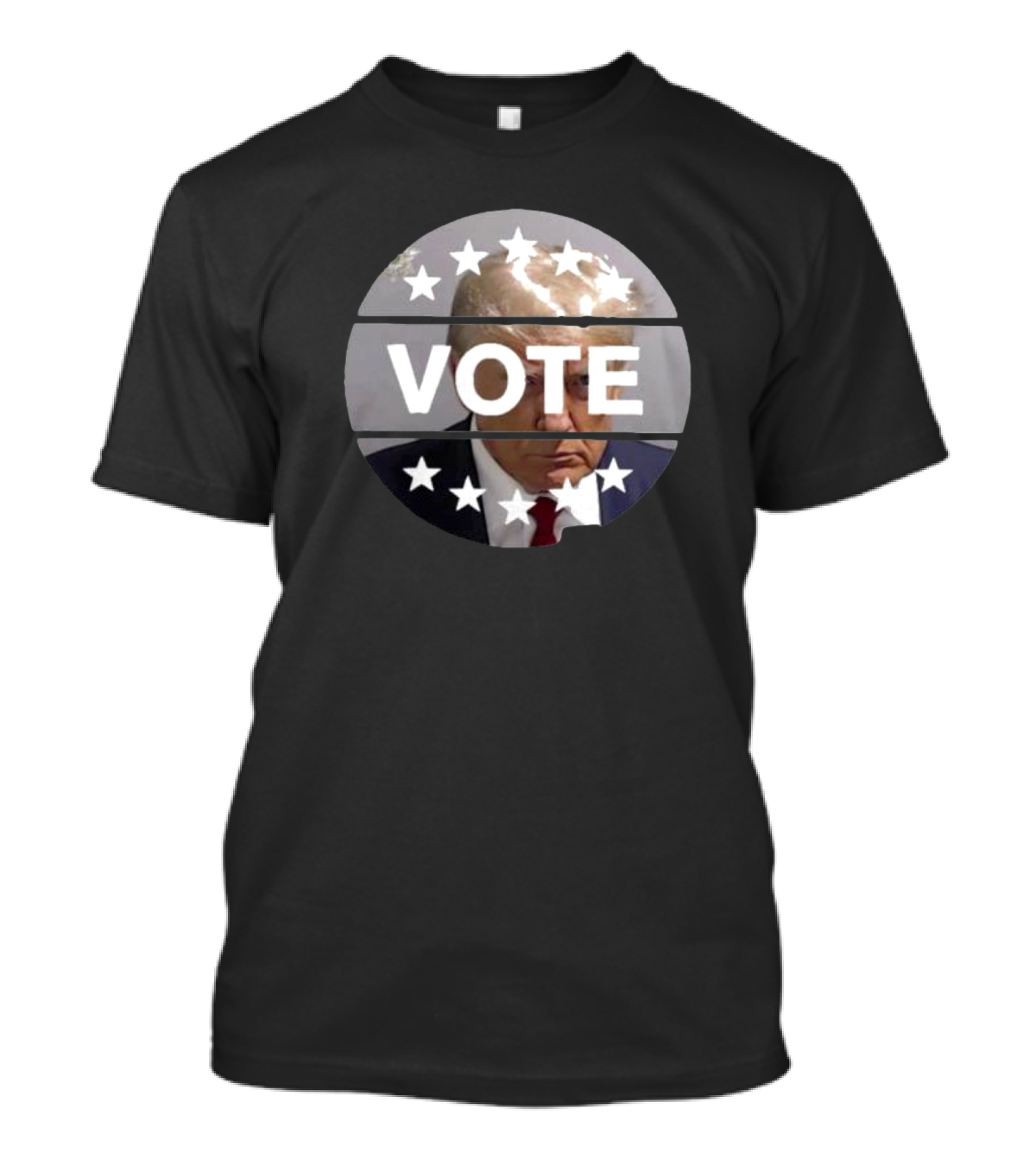 Vote Donald Trump Star Circle T-Shirt