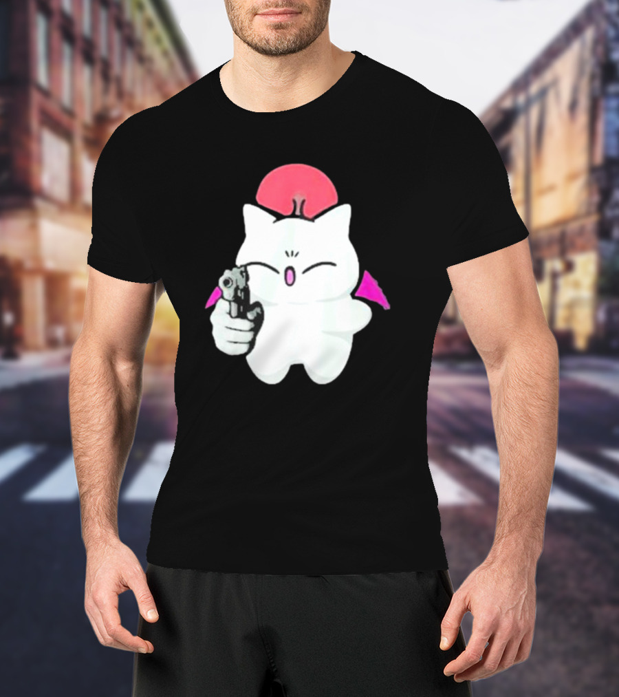 Zepla Blizzcon Xepla Gun Moogle Iconic Character T-Shirt
